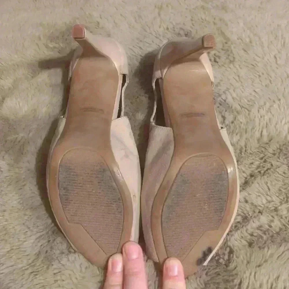 Guess heels, tan, size 7.5